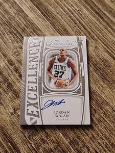 2023-24 Panini Flawless Jordan Walsh Silver Excellence Auto /25 #ES-JWB Rookie - Picture 1 of 2
