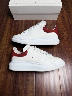 Zapatillas Alexander McQueen de gran tamaño blancas rojas para hombre - Talla 42AM 9US - SE ENVÍA LO ANTES POSIBLE Foto 1 de 4