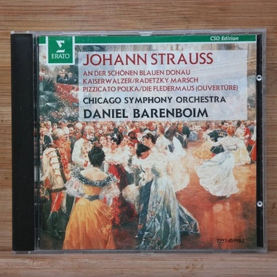 Johann Strauss - Strauss Waltzes & Polkas CD 1993 Chicago Symphony Erato Foto 1 de 4
