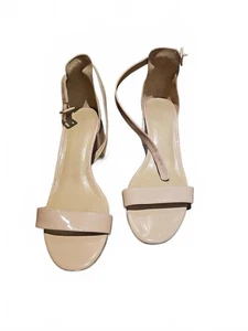 The Drop Rebecca Blush sandalo donna tacco alto a blocco con cinturino taglia 11 - Foto 1 di 7