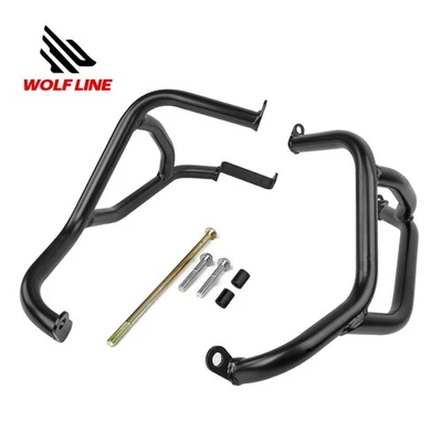 WOLFLINE Stunt Cage Crash Bars Engine Bumper For Suzuki GSX-S 750 Z 2018-2022 - Image 1 of 4
