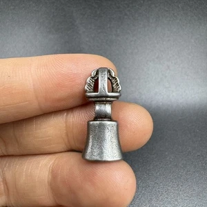 2PCS Tibetan Buddhism tiantie vajra bell amulet Pendant Necklace accessories DIY - Picture 1 of 8