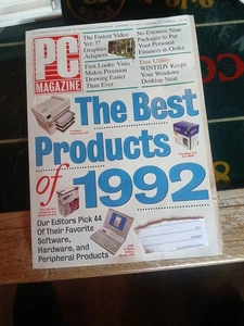 PC Magazine JAN 12, 1993 Vol. 12 No. 1 Back Issue COMPUTER Magazine Best of 1992 - Picture 1 of 9