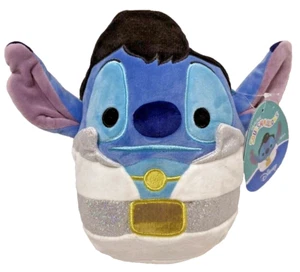 Peluche peluche Squishmallows Lilo & Stitch ELVIS Stitch Disney 8" regalo - Foto 1 di 4
