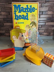 Marblehead Marble Landslide Game 1969 Ideal Toy Corp CP 7755 With Glass Marbles - Picture 1 of 21