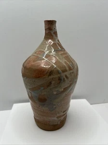 ANTIQUE STONEWARE SALT GLAZED JUG WITH MHS Engraved On The Bottom - Picture 1 of 5