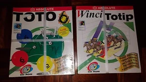 Lot De 2 Logiciels "TOTO 6" Et "VINCI TOTIP" Pour PC Windows 95/3.1 X - Absolute - Photo 1/1