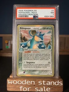 PSA 7 NM Nidoqueen 7/101 EX Dragon Frontiers Holo Pokemon Karte - Bild 1 von 2
