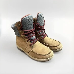 Columbia PFG Bahama Waterproof Brown Gray Lace Up Boots Women's Size 7 - Picture 1 of 7