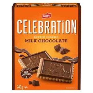 CELEBRACIÓN GALLETAS MANTEQUILLA CHOCOLATE LECHE 240g HECHAS CON CHOCOLATE CON LECHE REAL - Imagen 1 de 1