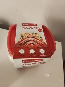 Rubbermaid 7F54 Takealongs Deep Square Container, 42 Oz, Pack-4 - Picture 1 of 6