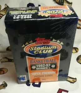 Caja de baloncesto Topps Stadium Club 1992-93 serie 1 Hobby $$ 12 ¡VENDIDO! - Imagen 1 de 2