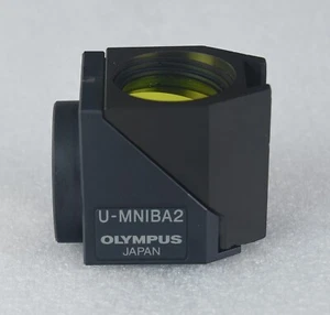 Olympus Microscope Fluorescence Filter Cube U-MNIBA2 Narrow for AX, BX2 & IX2 - Picture 1 of 7