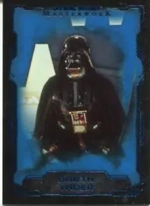 Star Wars Masterwork 2016 Blue Base Card #1 Darth Vader - Picture 1 of 1