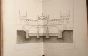 RONDELET : ESSAI HISTORIQUE SUR LE PONT DE RIALTO / 12 planches gravées/ EO 1836 - Imagen 1 de 9