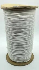 KLEID ZUM BINDEN RUNDKORDEL 1/16" (0,0625") WEISS BAUMWOLLE SCHNÜRUNG - 432 YARD - Bild 1 von 2