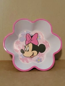 Disney Store Exclusive Kids' Children's Minnie Mouse Pink Flower Shaped Bowl - Picture 1 of 2