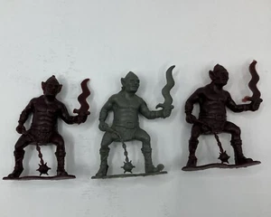 1981 GRAY OGRE 2.5" Dragonriders of the Styx DFC D&D PRC Figure Vintage Lot Of 3 - Picture 1 of 4