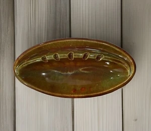 Mid Century Modern Ceramic Ashtray Classic Colors And Style 1970’s - Picture 1 of 4