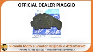 FILTRO ARIA PIAGGIO BEVERLY 500 2005 2006 2007 2008 8292580P ORIGINALE - Imagen 1 de 1