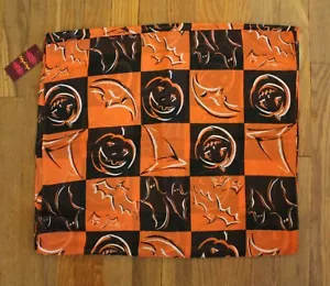 Nueva bufanda de bufanda de bucle infinito de murciélagos calabazas de Halloween 21 X 36 #HS33 - Imagen 1 de 2