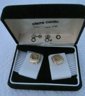 Rare Pierre Cardin Button Covers / Button Links - Cufflinks for Button Cuffs! - Image 1 of 4