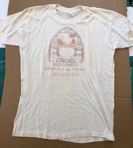 T-Shirt Vintage 70er Jahre S.F. Video/Radio Wochenenden produziert von Metro Cable Systems - Bild 1 von 9