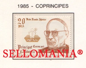 1985 OBISPO BISHOP RAMON IGLESIAS Y NAVARRI EDIFIL 186 ** MNH ANDORRA TC21902 - Foto 1 di 1