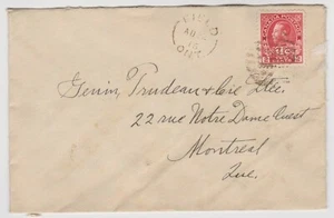 Canada MR3 Adm. FIELD, ONT. to Montreal split ring. 1916 (opened1900) - Picture 1 of 1