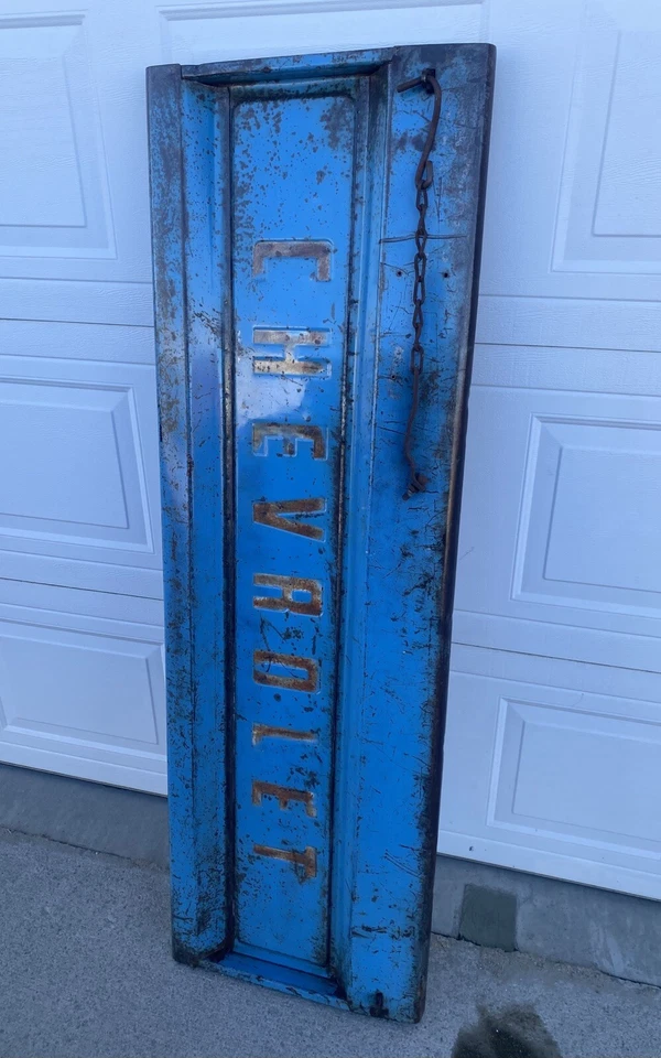 Camión Chevy Chevrolet Fleetside vintage años 50 60 pintura azul turquesa Foto 1 de 4