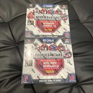 2023 Panini NFL Rookies and Stars Football Cards 2 Mega Box - Shipped ASAP - Picture 1 of 5