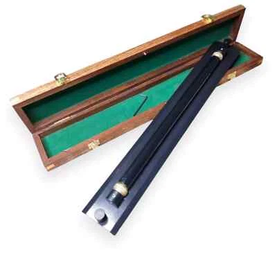 ANTIQUE / VINTAGE PARALLEL ROLLING RULER SOLID BRASS WITH WOODEN BOX - Image 1 of 4