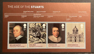 GB 2010 MINT MNH The Age of the Stuarts MS3094 Mini Miniature Sheet -FREE UK P&P