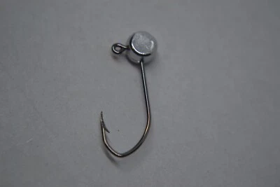 1/32 FREE STYLE / PILL HEAD JIG HEAD #8 BLACK MUSTAD SICKLE JIG TYING 100