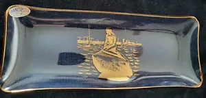 SVEND JENSEN MCM VANITY TRINKET TRAY H C ANDERSON MERMAID COPENHAGEN DENMARK - Imagen 1 de 3