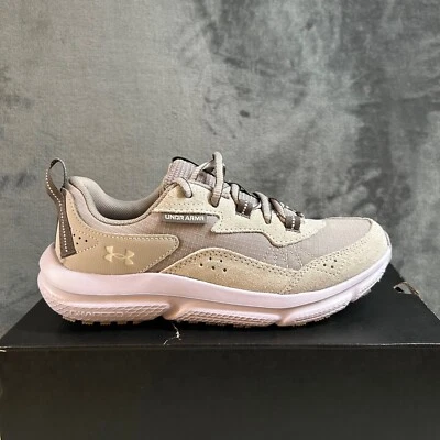 Under Armour Charged Verssert 2 Athletic Running Shoes Beige Purple Womens 7 - Image 1 of 4