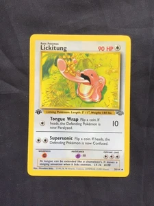 Pokemon Cards: Jungle 1st Edition Uncommon: Lickitung 38/64 - Picture 1 of 10