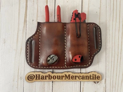 HARBOUR MERCANTILE Plier Knife Flashlight sheath sheath Knife Sheath for 5” pliers made in USA
