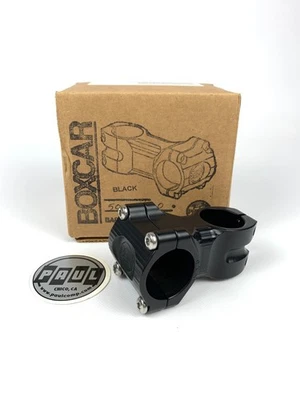 Paul Component Boxcar MTB ATB Bike Stem 50mm 31.8 Clamp 1 1/8" Aluminum Black US - Image 1 of 4