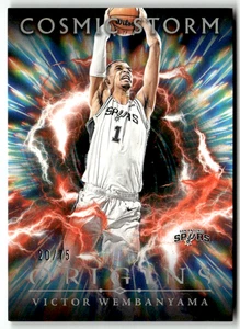 2024-25 Panini Origins NBA No. 15 Victor Wembanyama Cosmic Storm Red 20/75 - Bild 1 von 2