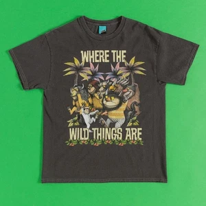 Official Where The Wild Things Are Wild Rumpus Vintage Wash Charcoal T-Shirt - Bild 1 von 3
