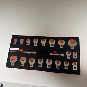 Hahnenfußschlüssel-Set 3/8" Antrieb 20-teilig Krähenfußschlüssel-Set SAE metrisch - Bild 1 von 5