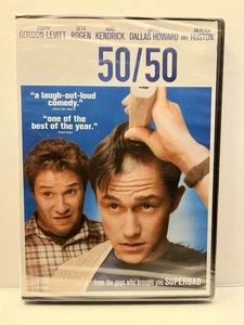 50/50 (DVD, 2011) Joseph Gordon-Levitt, Seth Rogen, Anna Kendrick - NEW - Sealed - Picture 1 of 2