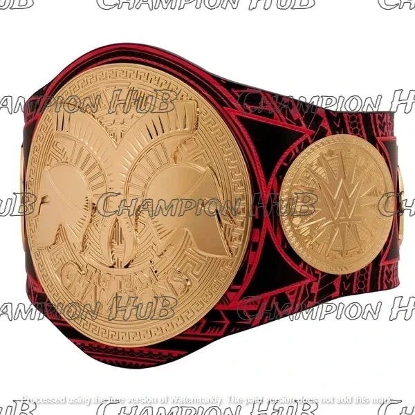 Nuevo cinturón de título personalizado USOS Tag Team Championship Wrestling 2 mm y 4 mm latón Foto 1 de 4