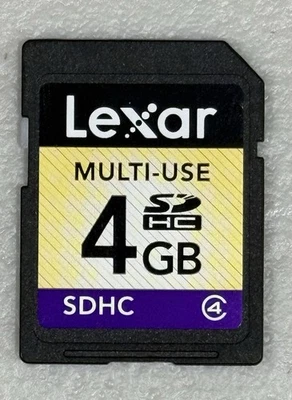 Lexar 4GB Multi-Use Secure Digital SDHC Memory Card - Image 1 of 2