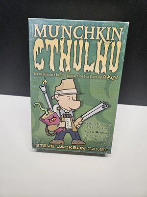 Munchkin CTHULHU Card Game Steve Jackson Games Kill Monsters Steal Stab Go Mad! - Image 1 of 4