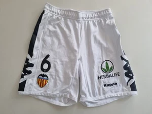 2010/11 Valencia #6 player issue shorts XL Kappa David Albelda - Foto 1 di 5