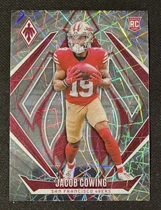 2024 Panini Phoenix Jacob Cowing Lazer RC #186 49ers - Picture 1 of 2