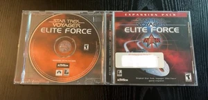 Star Trek Voyager Elite Force PC Game With Expansion Pack Discs Are LN - Picture 1 of 2