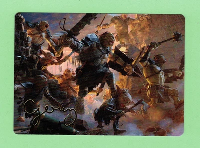 MTG: ART SERIES - LOTR MIDDLE EARTH - THRILL OF POSSIBILITY 71/81 GOLD STAMP SIG - Imagem 1 de 2